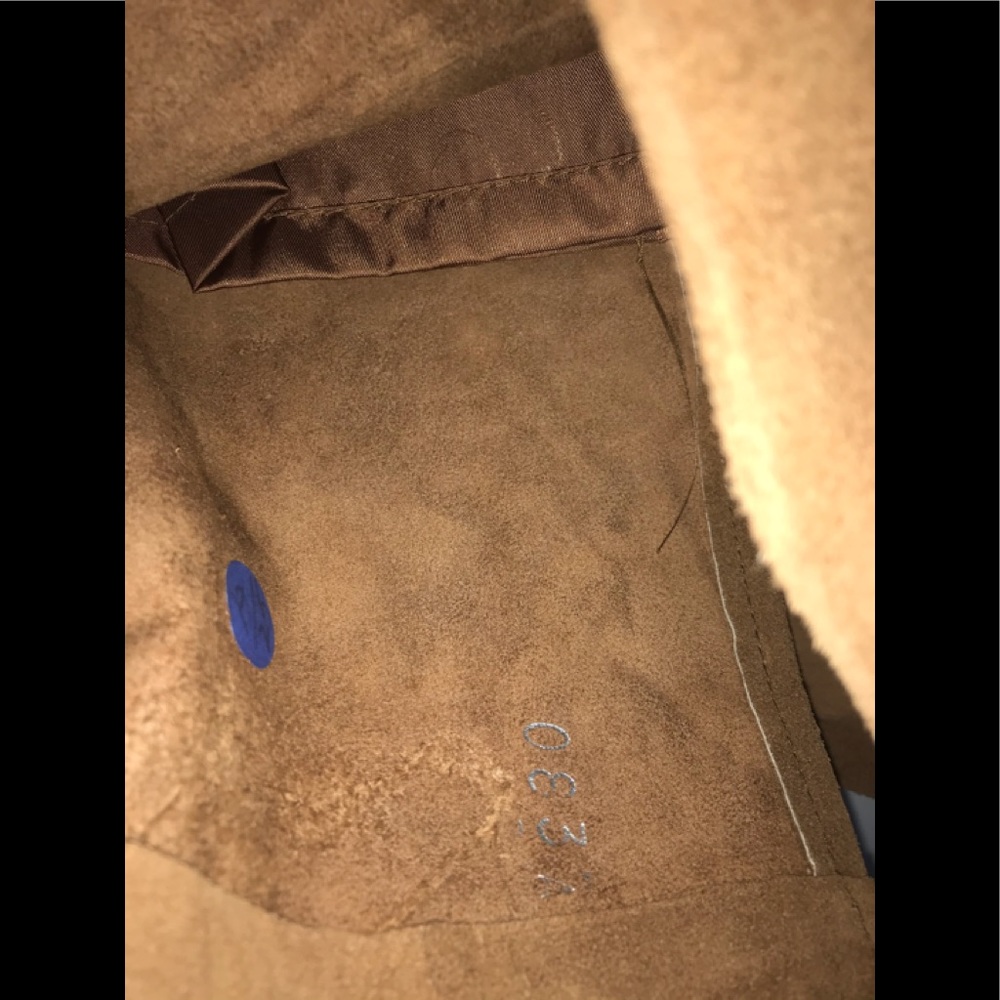 Lisa Cohen For Phoenix Vintage Suede Leather Skirt - Picture 14 of 16